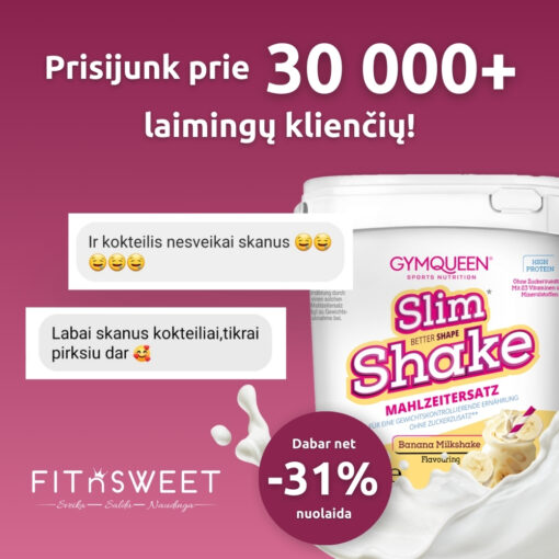 Slim Queen lieknėjimo kokteilis (420 g) - Image 15