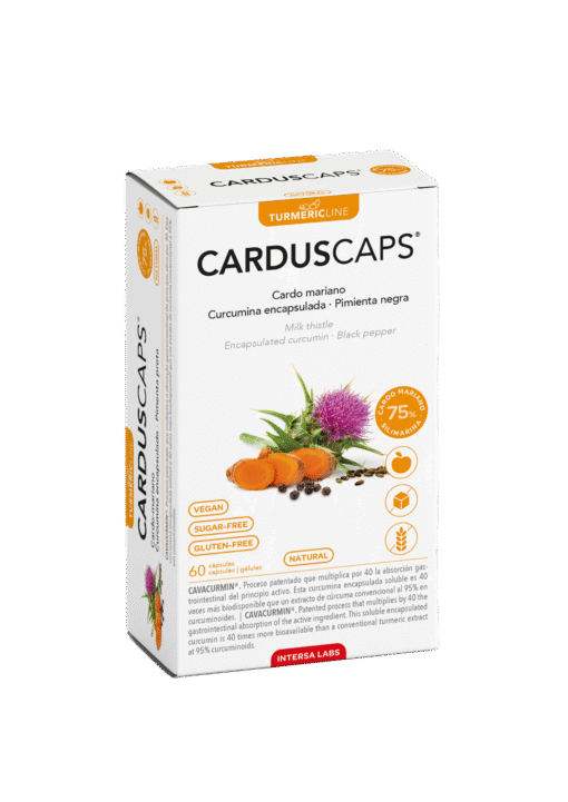 CARDUSCAPS® N60 maisto papildas cholesterolio mažinimui, kepenims, detoksui
