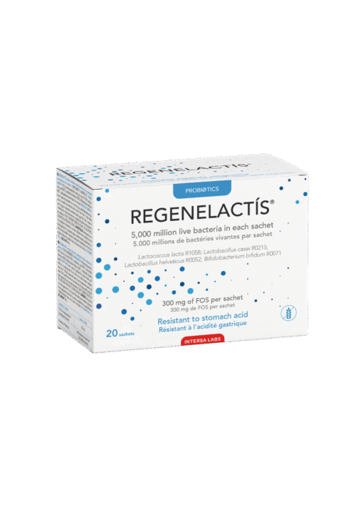 REGENELACTIS® N20 gerosios bakterijos 5 mlrd. ir skaidulos