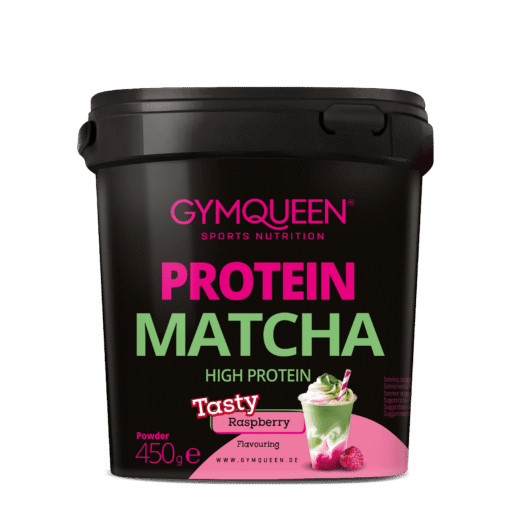 Baltyminė aviečių skonio MATCHA (450 g) - Image 4