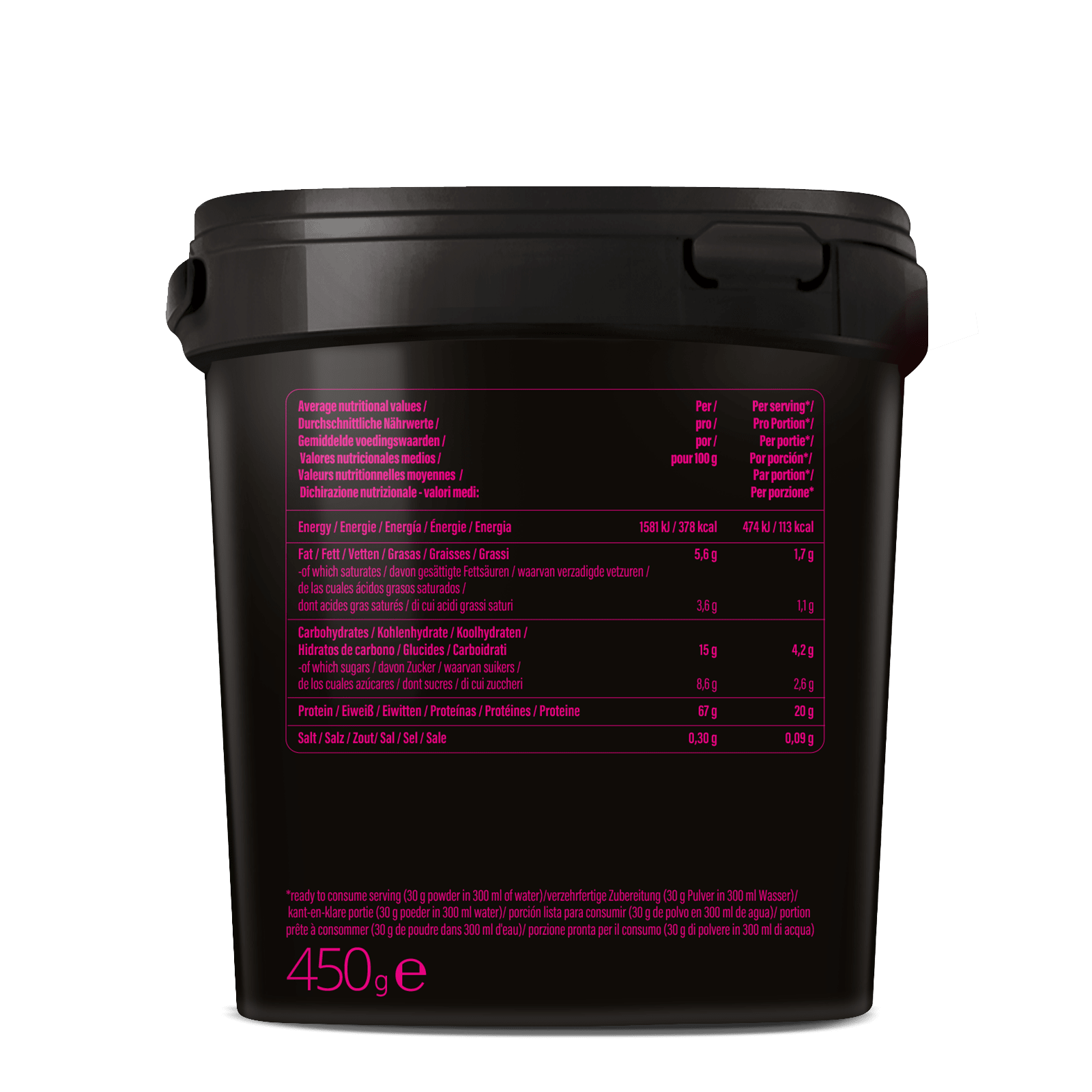 Baltyminė aviečių skonio MATCHA (450 g) - Image 3